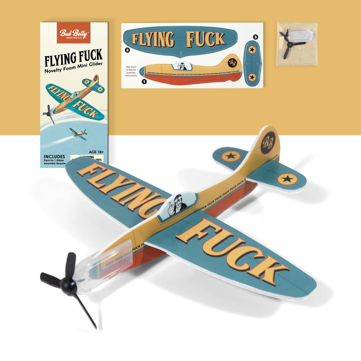Flying Fuck Funny Gag Gift
