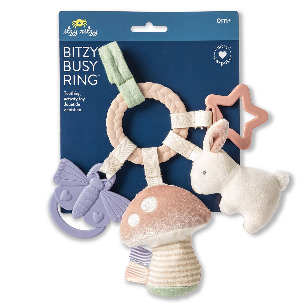 Bitzy Busy Ring™ Teething Activity Toy - Veggie