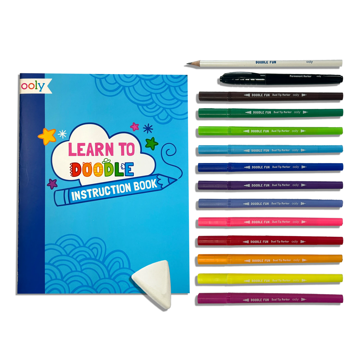 Doodle Fun: Draw & Color Activity Kit (17 PC Set)
