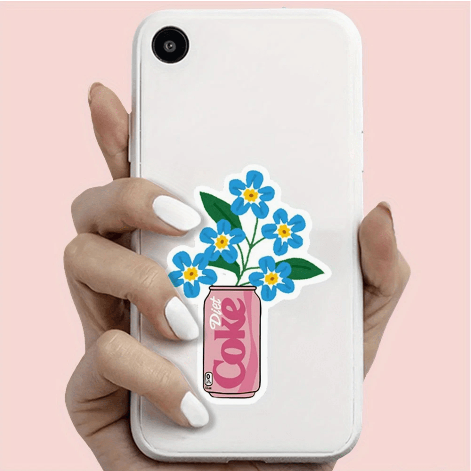 DC Flower Can Sticker