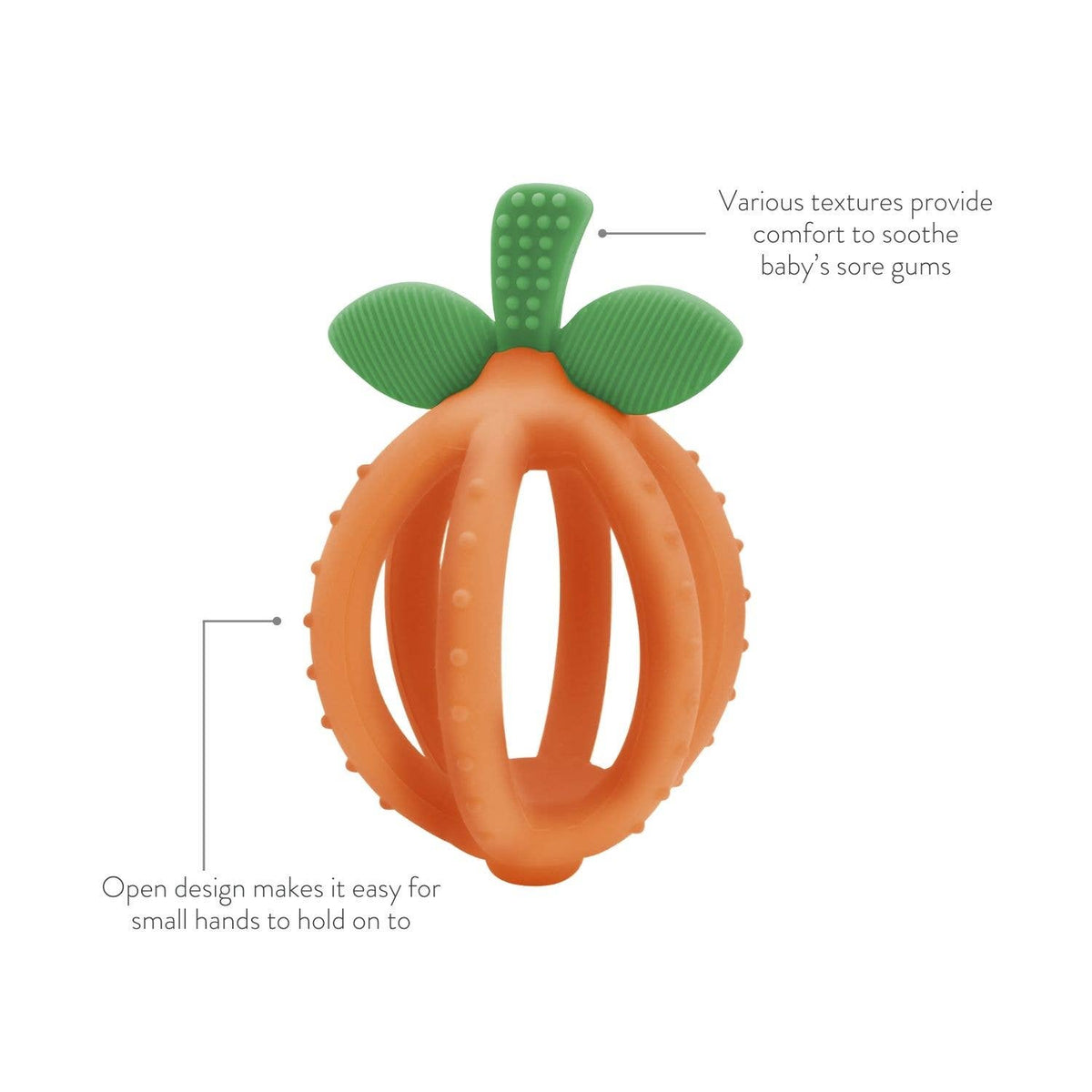 Bitzy Biter™ Teething Ball Baby Teether - Lemon