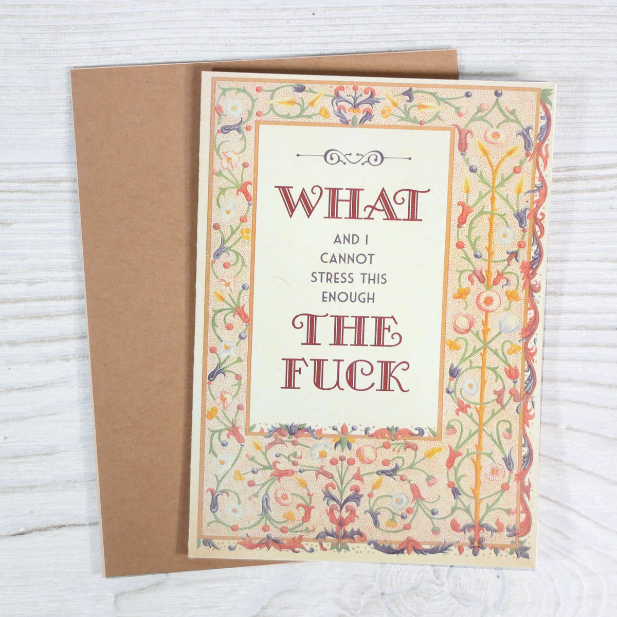 What The Fuck Sympathy Card