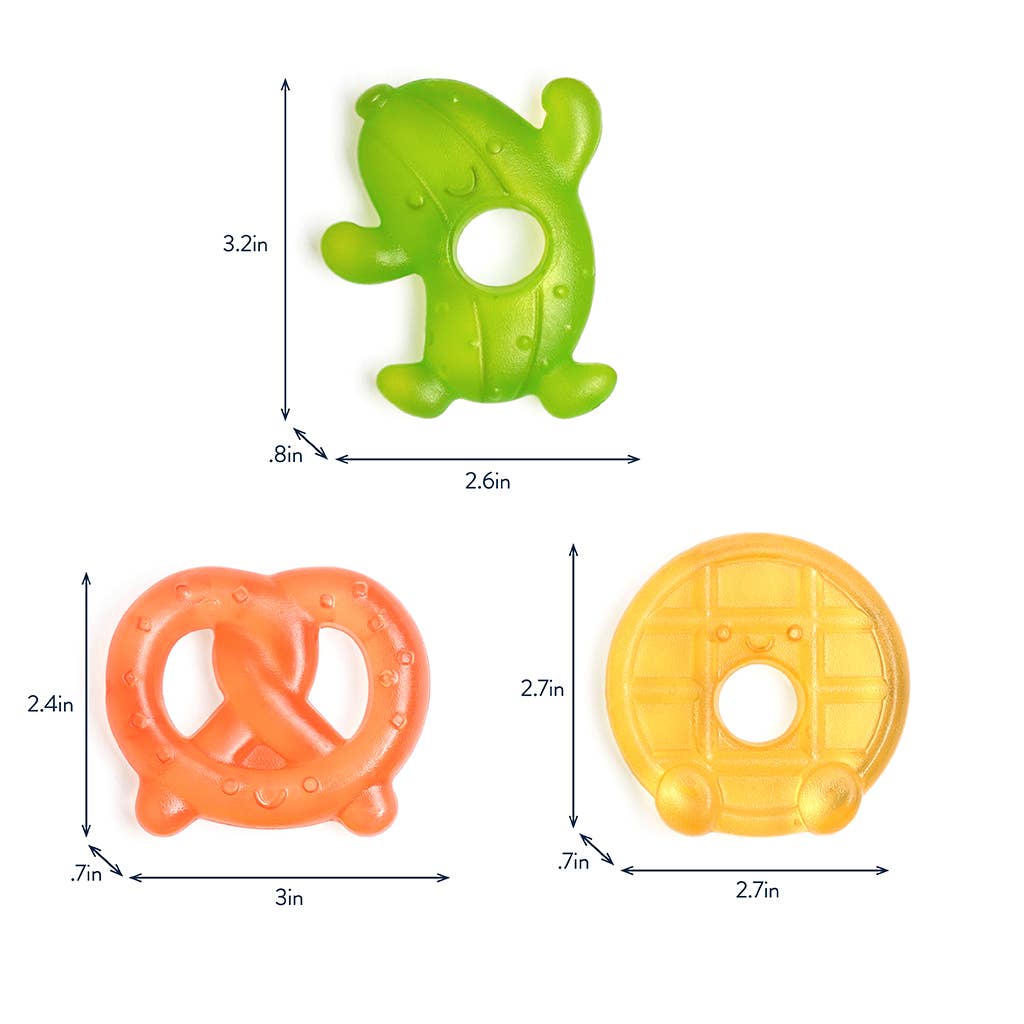 Cutie Coolers™ Water Filled Teethers (3-pack) - Dino