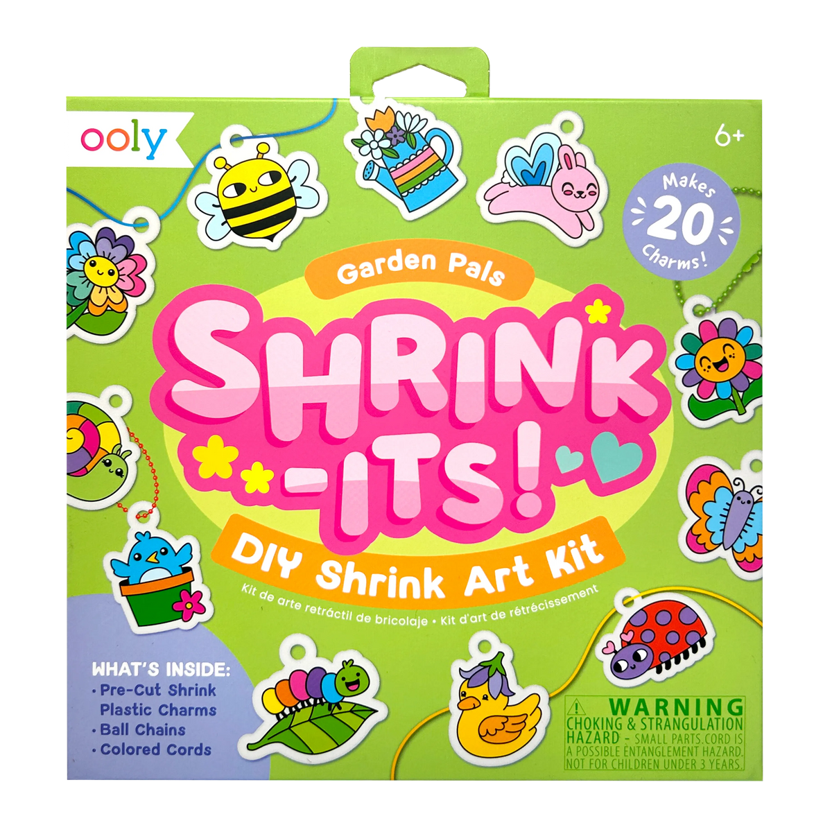 Shrink-Its!: D.I.Y. Shrink Art Kit - Garden Pals (28 PC Set)