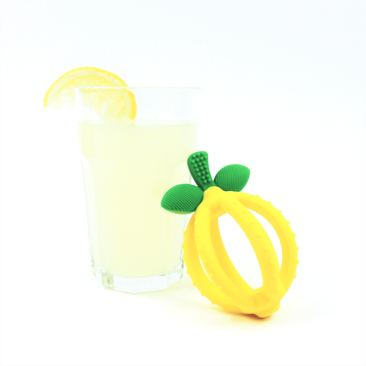 Bitzy Biter™ Teething Ball Baby Teether - Lemon