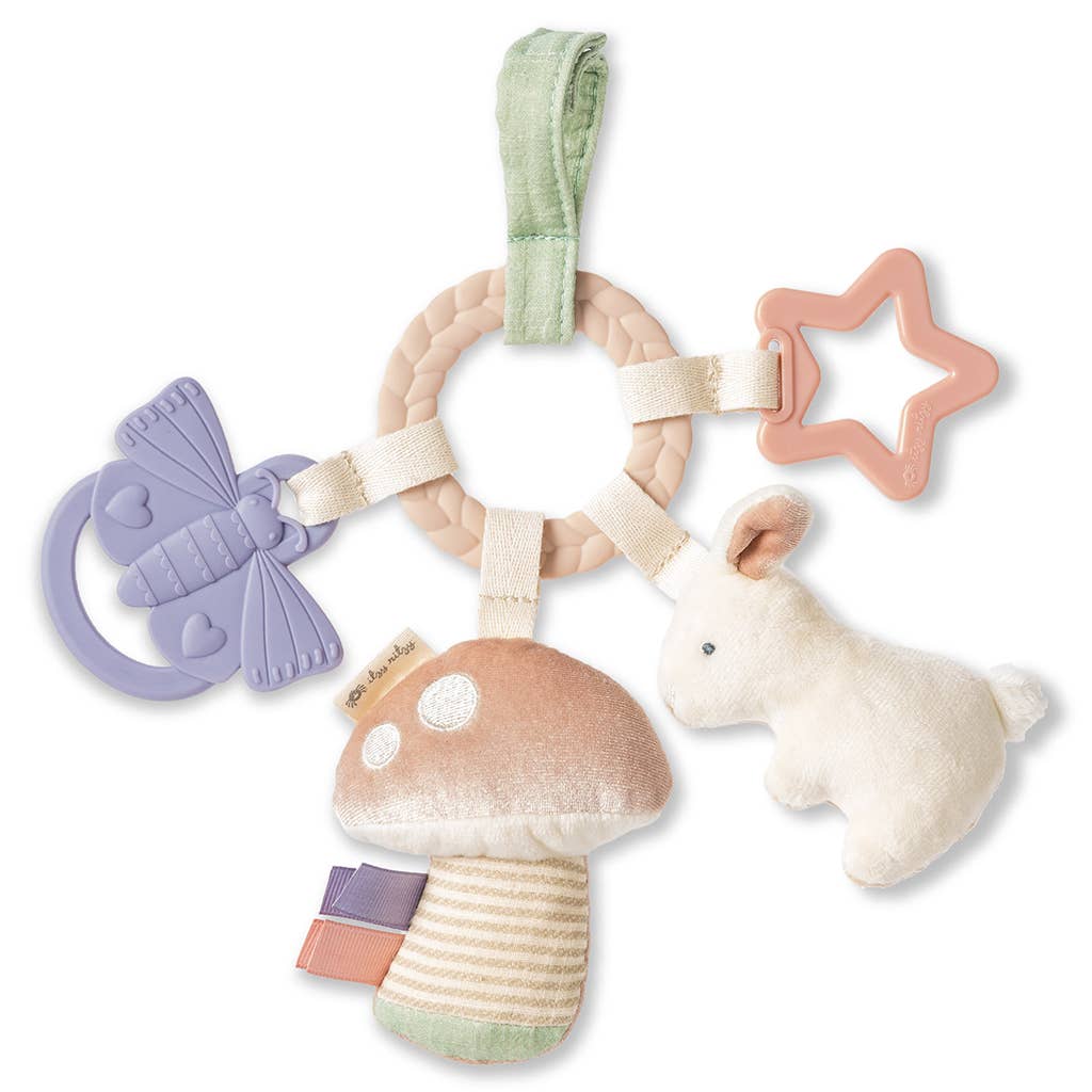 Bitzy Busy Ring™ Teething Activity Toy - Veggie