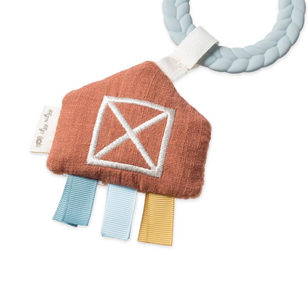 Bitzy Busy Ring™ Teething Activity Toy - Veggie