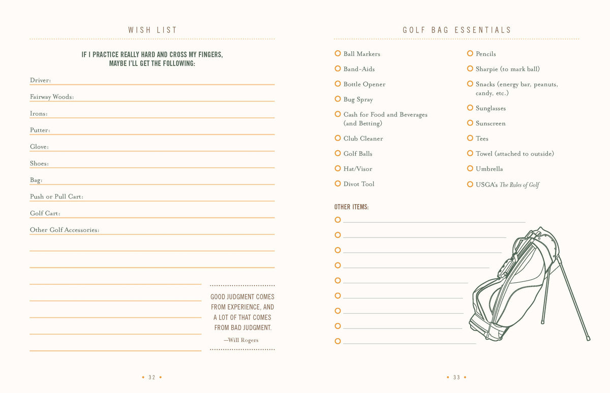 Ultimate Golf Journal