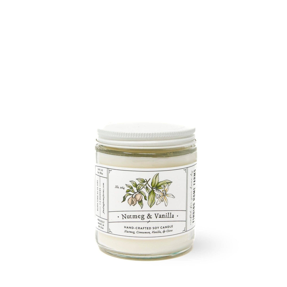Nutmeg & Vanilla Soy Candle