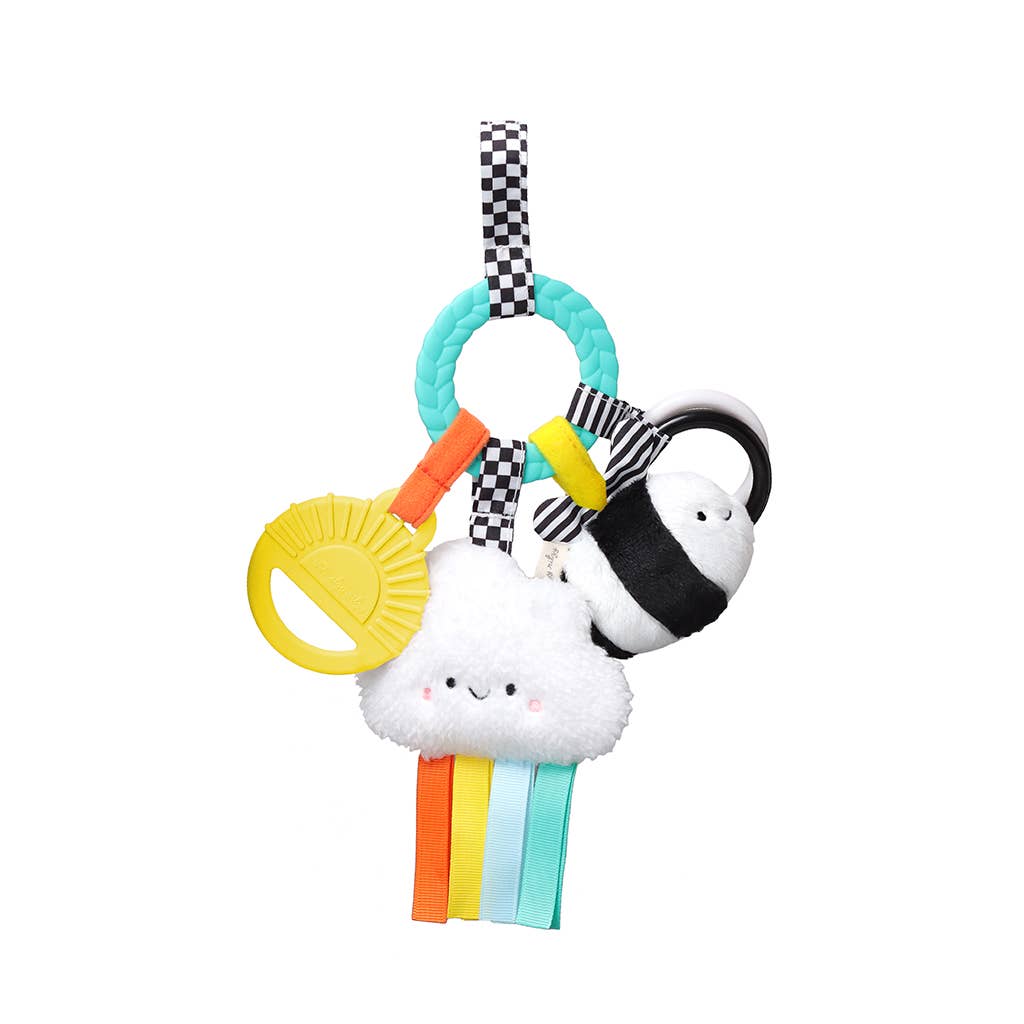Bitzy Busy Ring™ Teething Activity Toy - Veggie