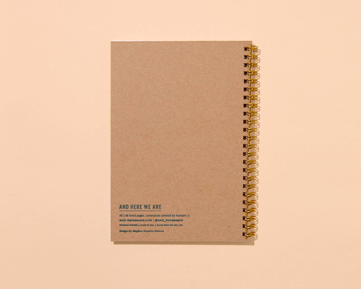 Tomato A5 Spiral Notebook