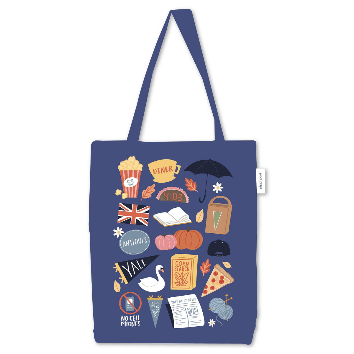 GG Inspired Stars Hollow Icons Canvas Tote Bag
