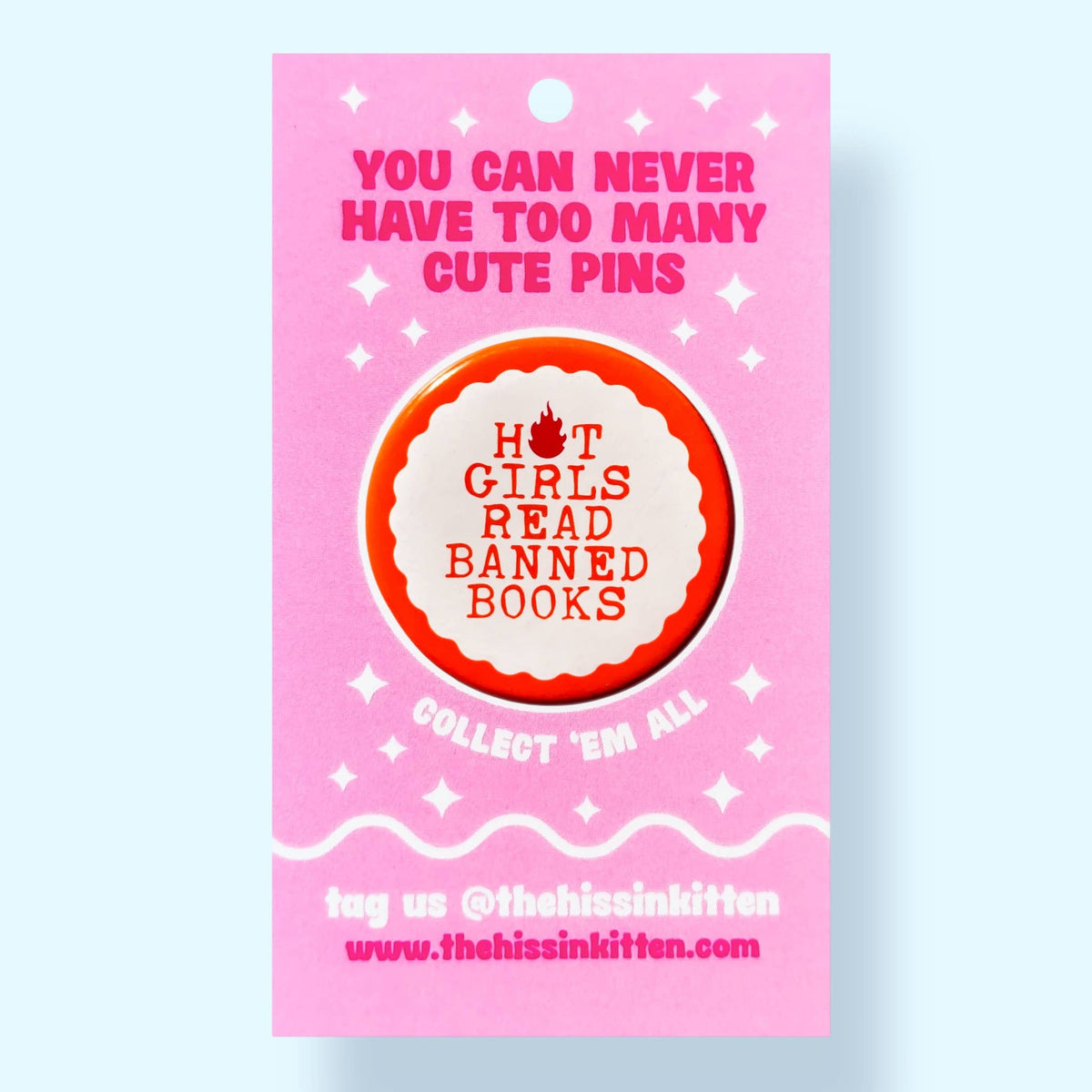 Hot Girls Read Banned Books Pin