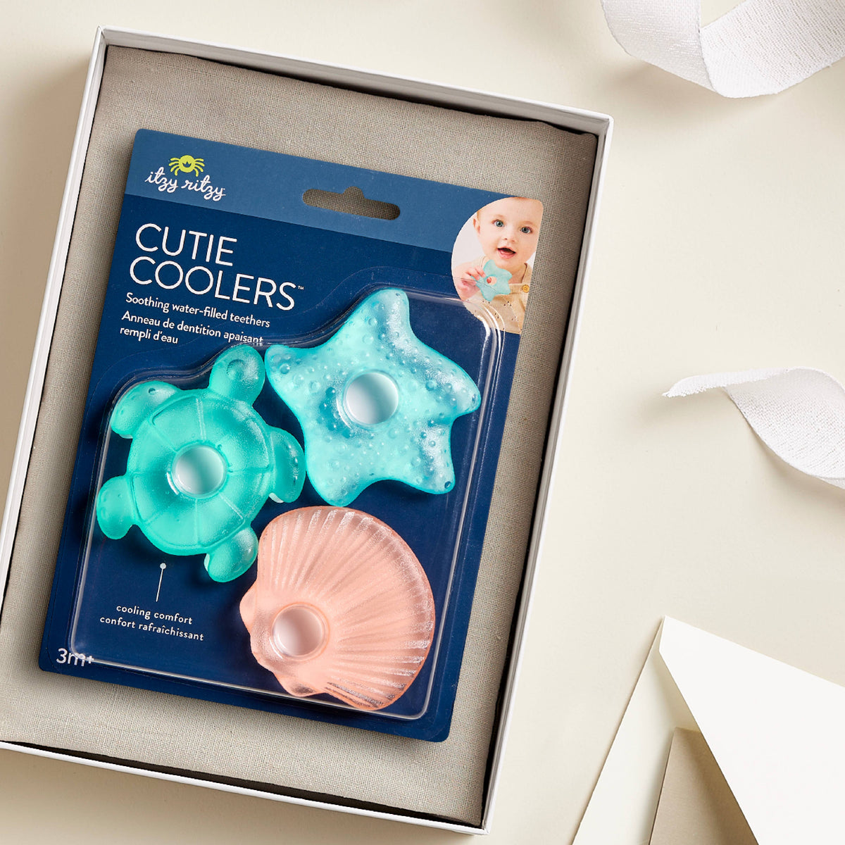 Cutie Coolers™ Water Filled Teethers (3-pack) - Dino