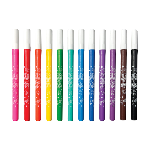 Yummy Yummy: Fruit Scented Markers (Set of 12)