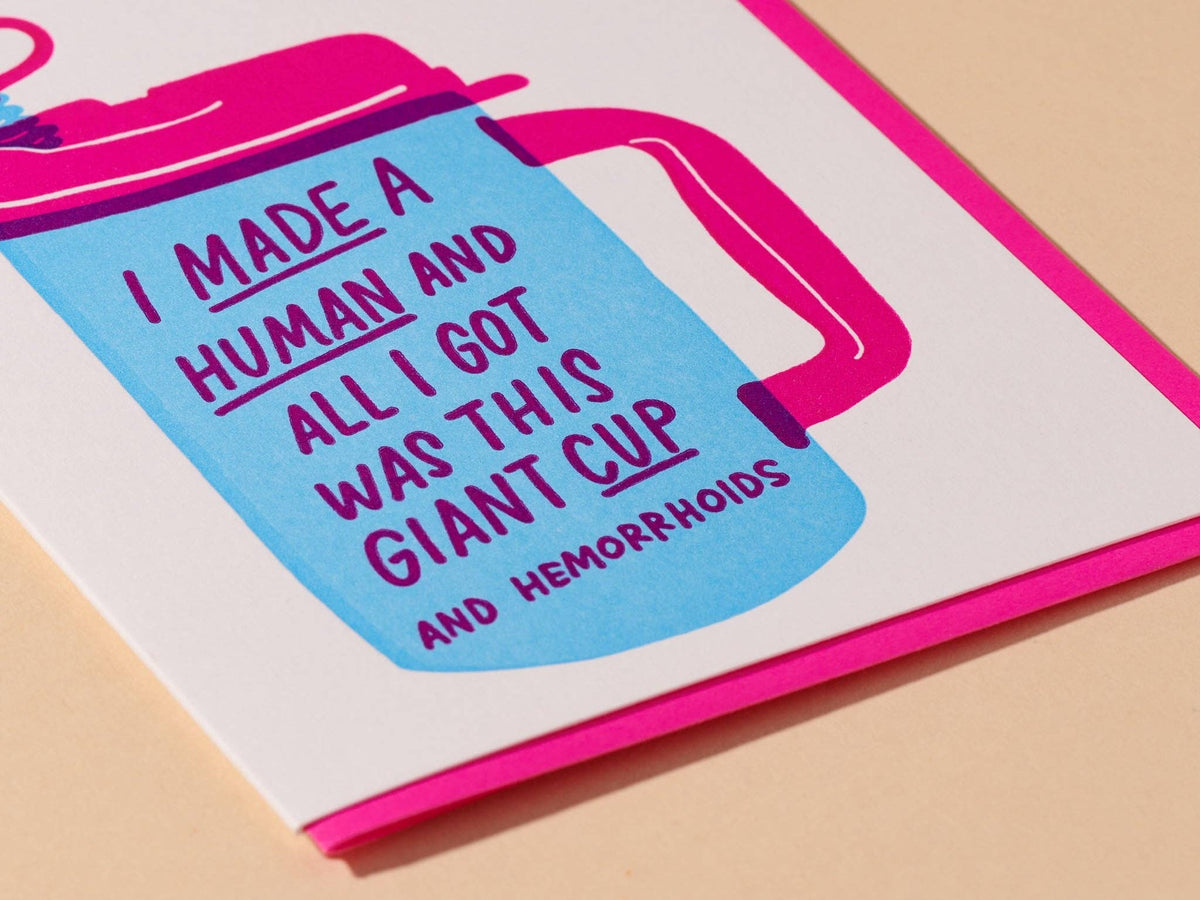 Made a Human (Funny) Card