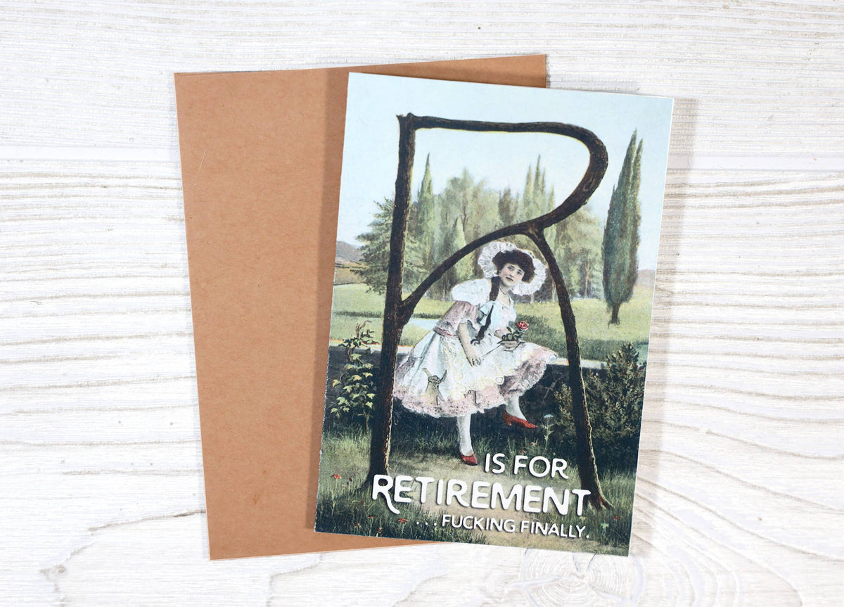 R Is for Retirement...Congratulations Card