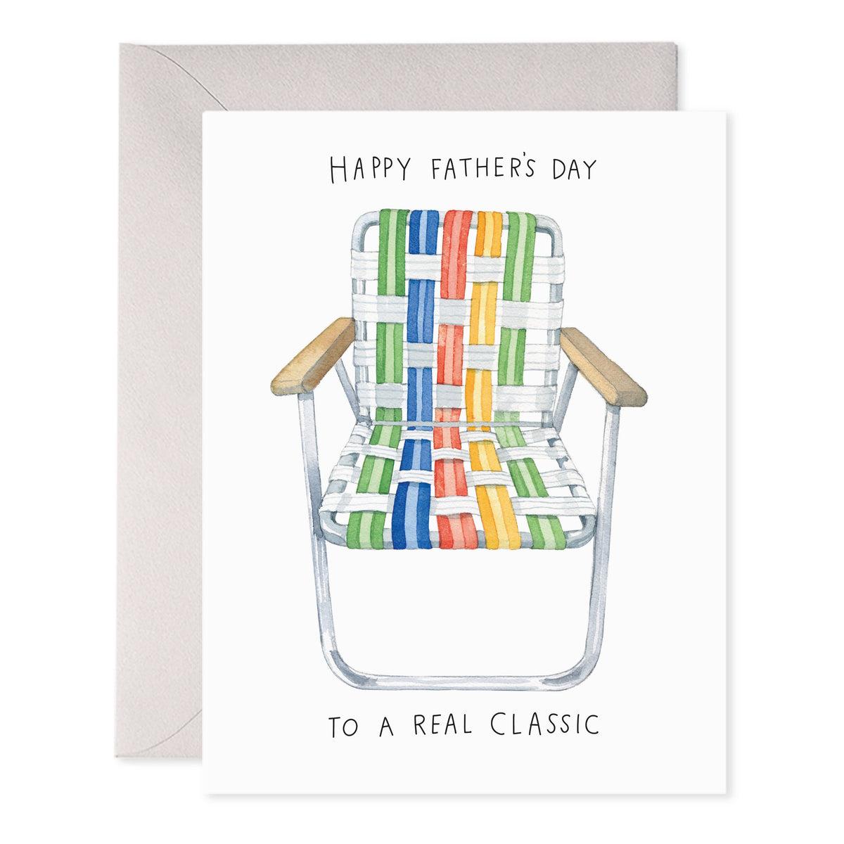Lawn Chair Dad Father’s Day Greeting Card