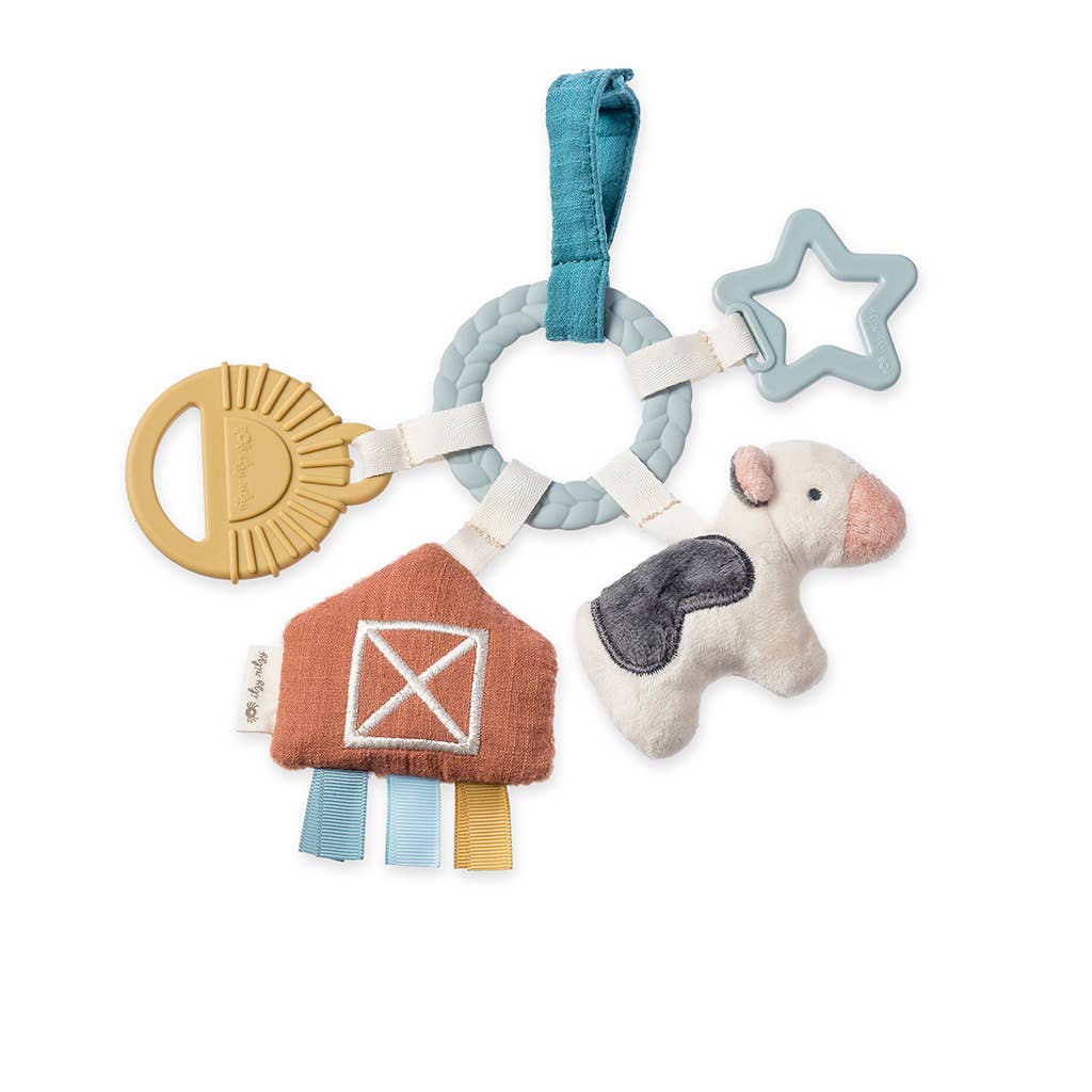 Bitzy Busy Ring™ Teething Activity Toy - Veggie