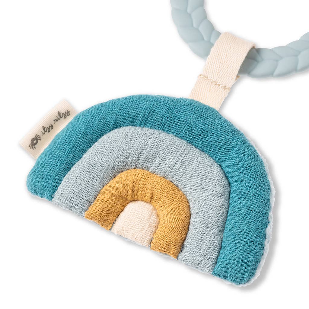 Bitzy Busy Ring™ Teething Activity Toy - Veggie