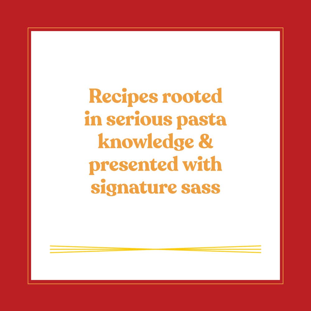 Your Pasta Sucks Cookbook
