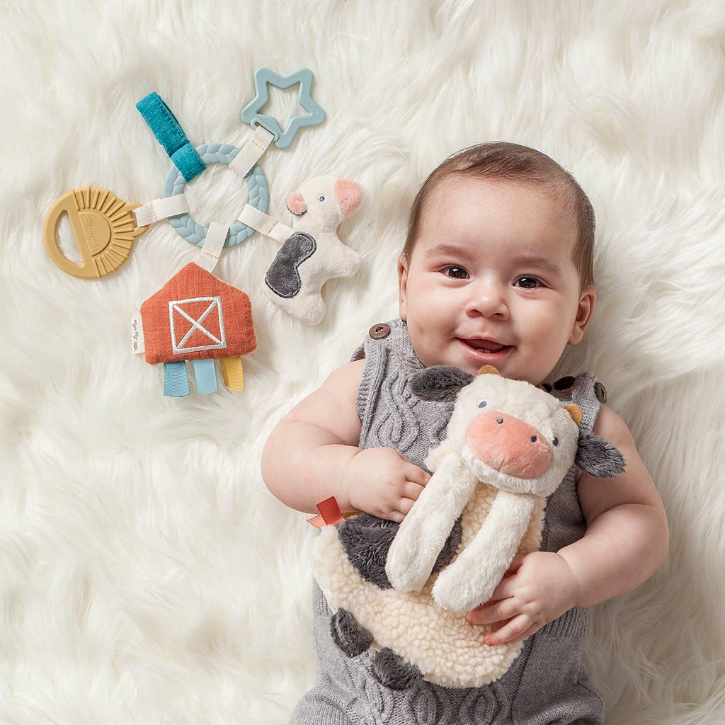 Bitzy Busy Ring™ Teething Activity Toy - Veggie
