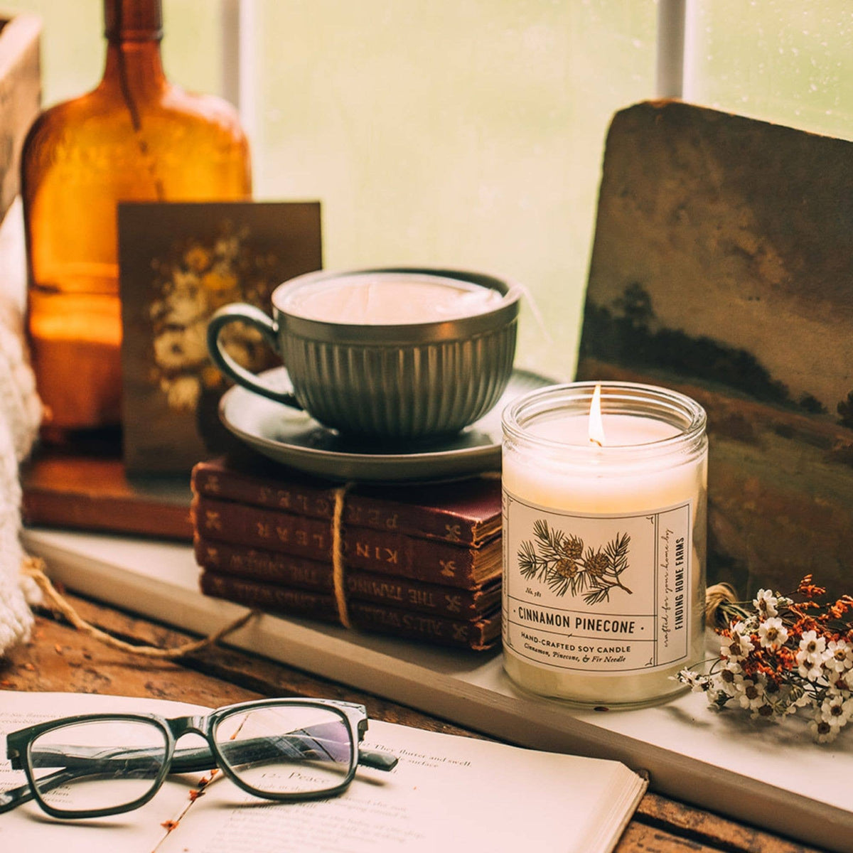Cinnamon Pinecone Soy Candle