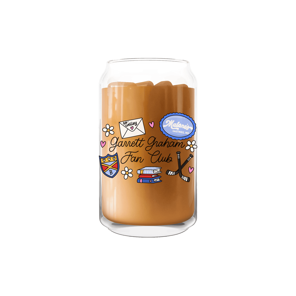 Garrett Graham Fan Club Coffee Glass | Off Campus Inspired 