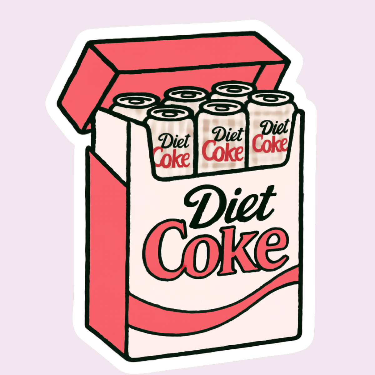 DC Fridge Pack Sticker