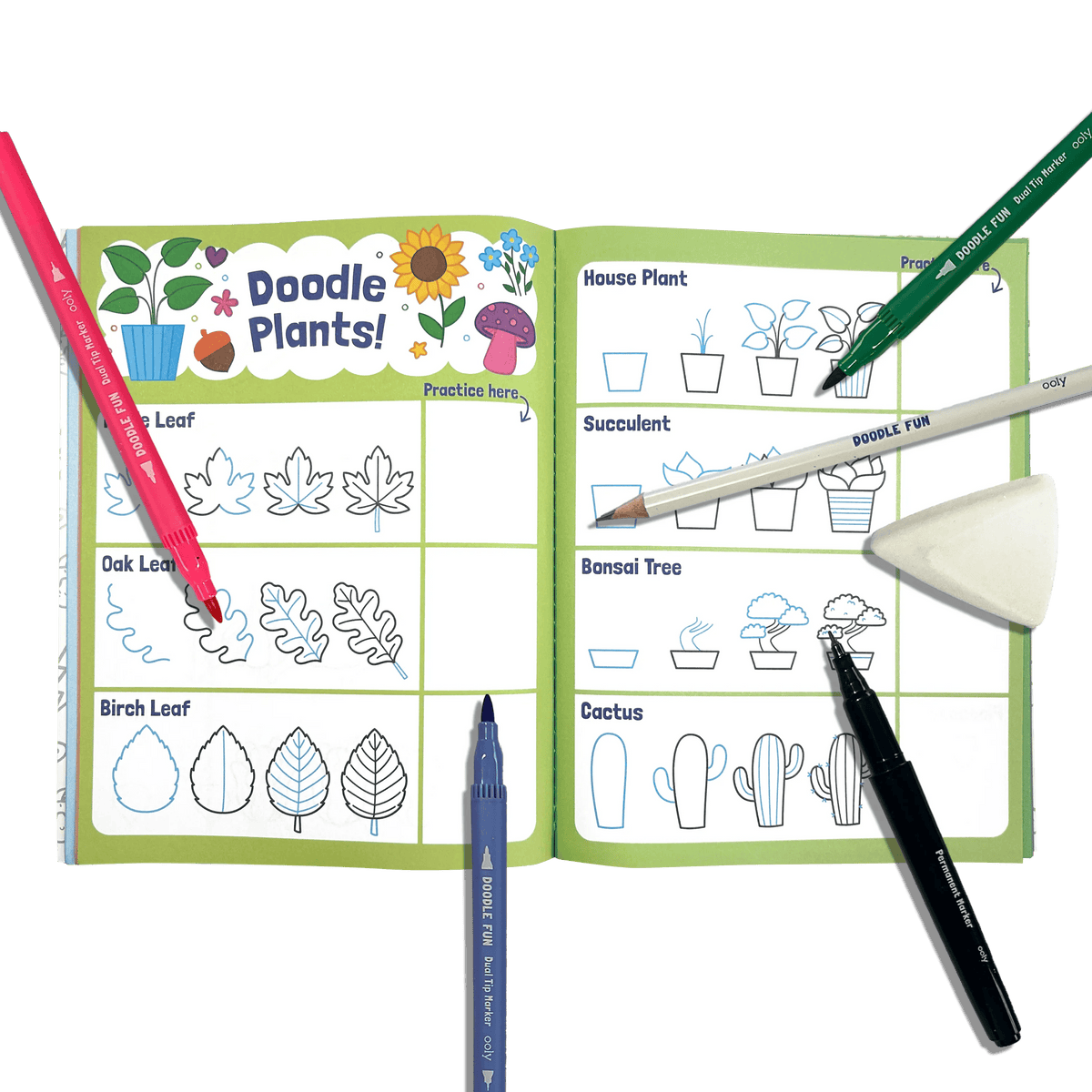 Doodle Fun: Draw & Color Activity Kit (17 PC Set)