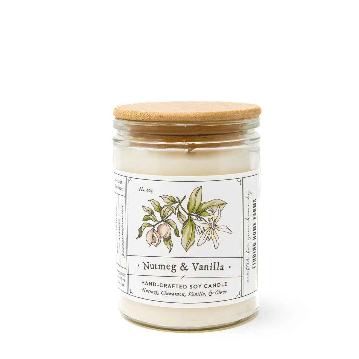Nutmeg & Vanilla Soy Candle
