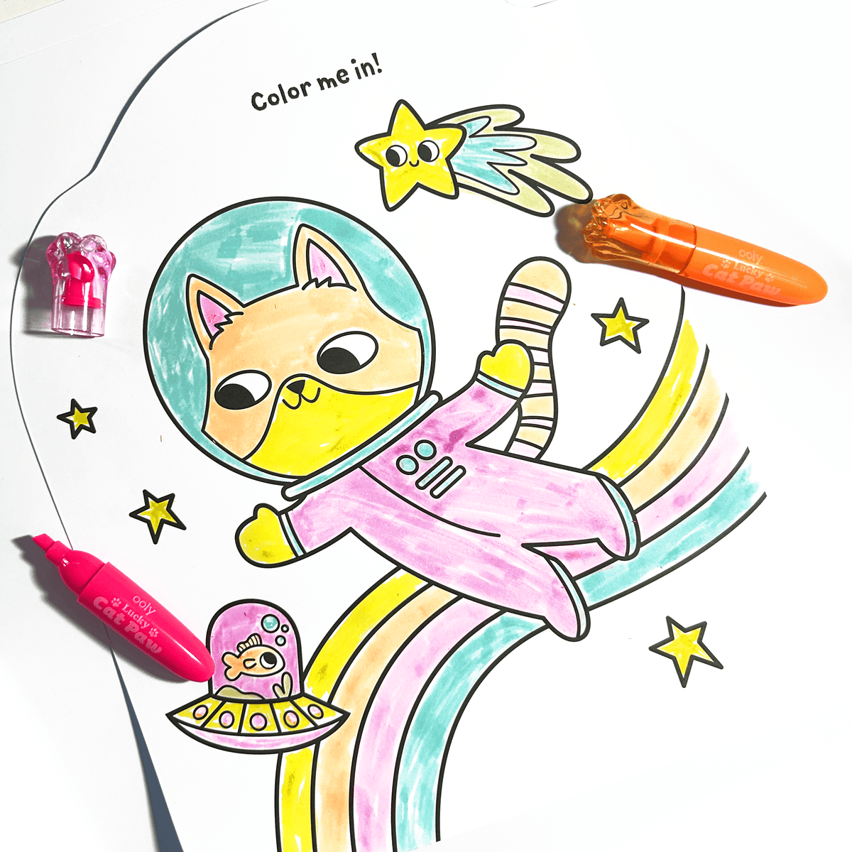 Lucky Cat Paw: Neon Highlighters - Berry Scent (Set of 6)