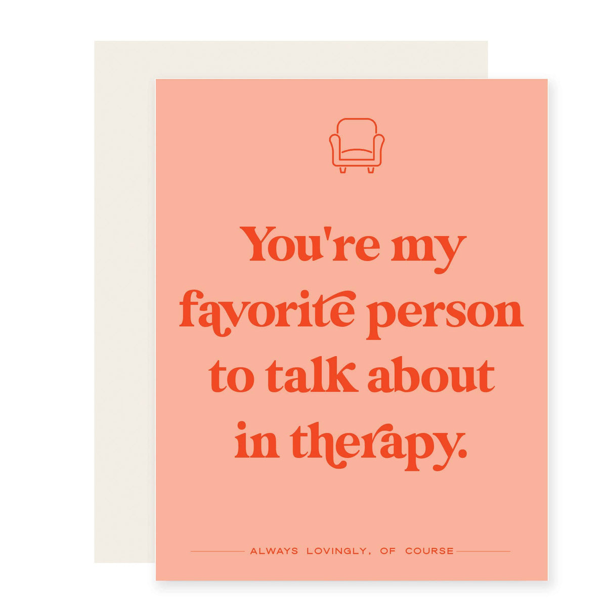 Talk About In Therapy | Cheeky Adult Therapy Card