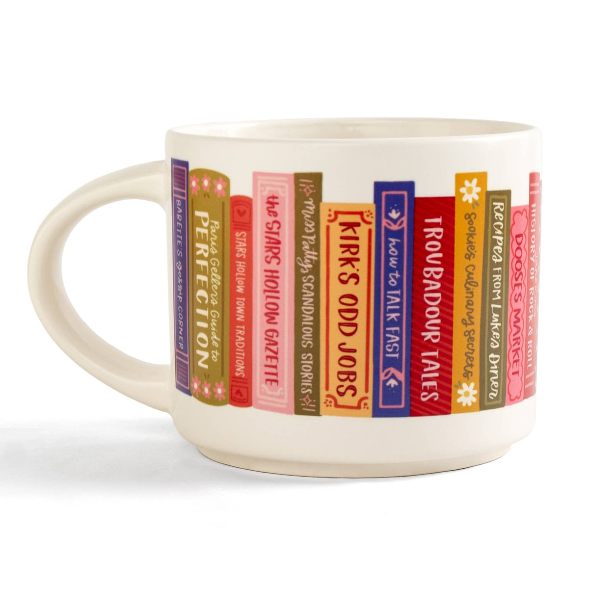 Stars Hollow Bookshelf Large Ceramic Mug