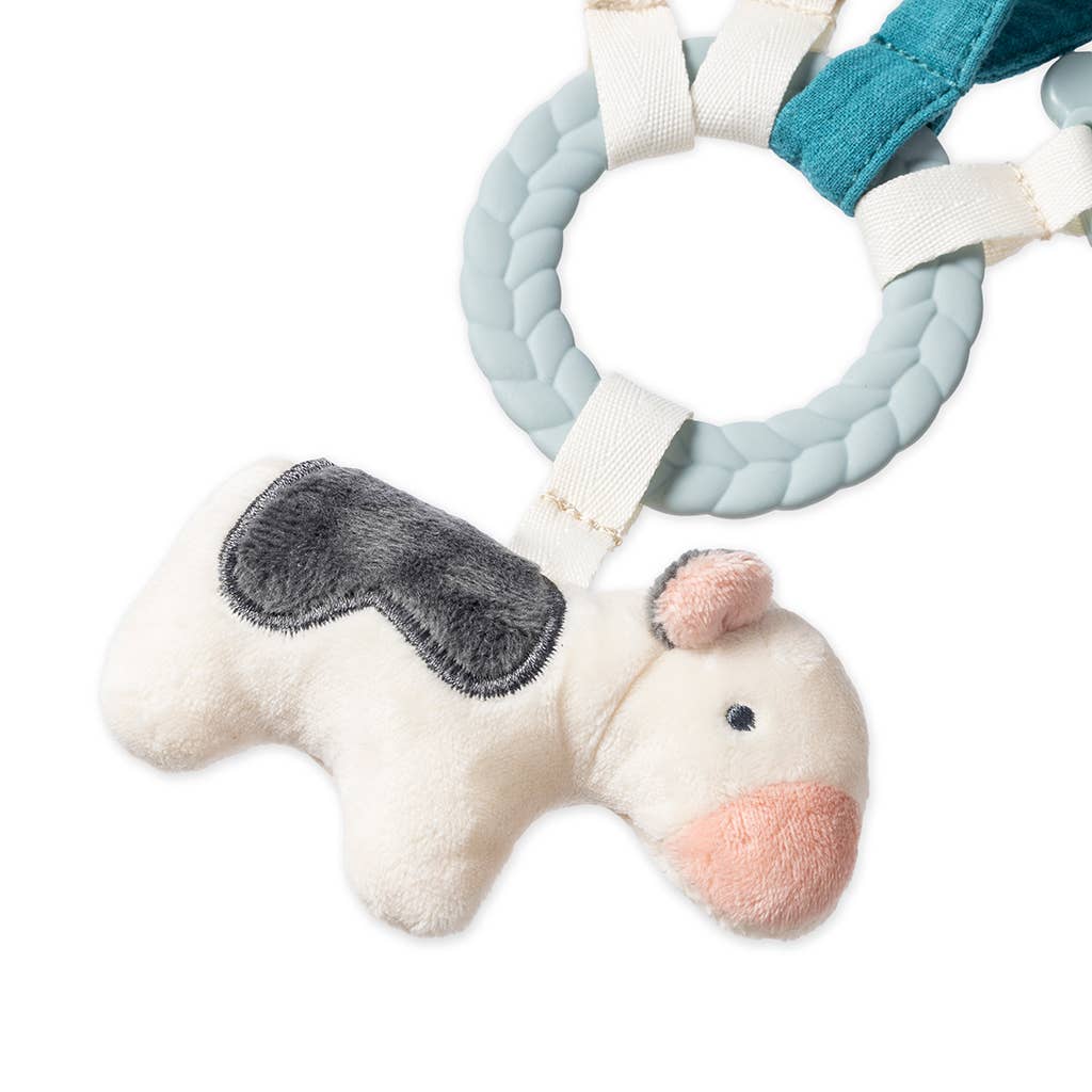 Bitzy Busy Ring™ Teething Activity Toy - Veggie