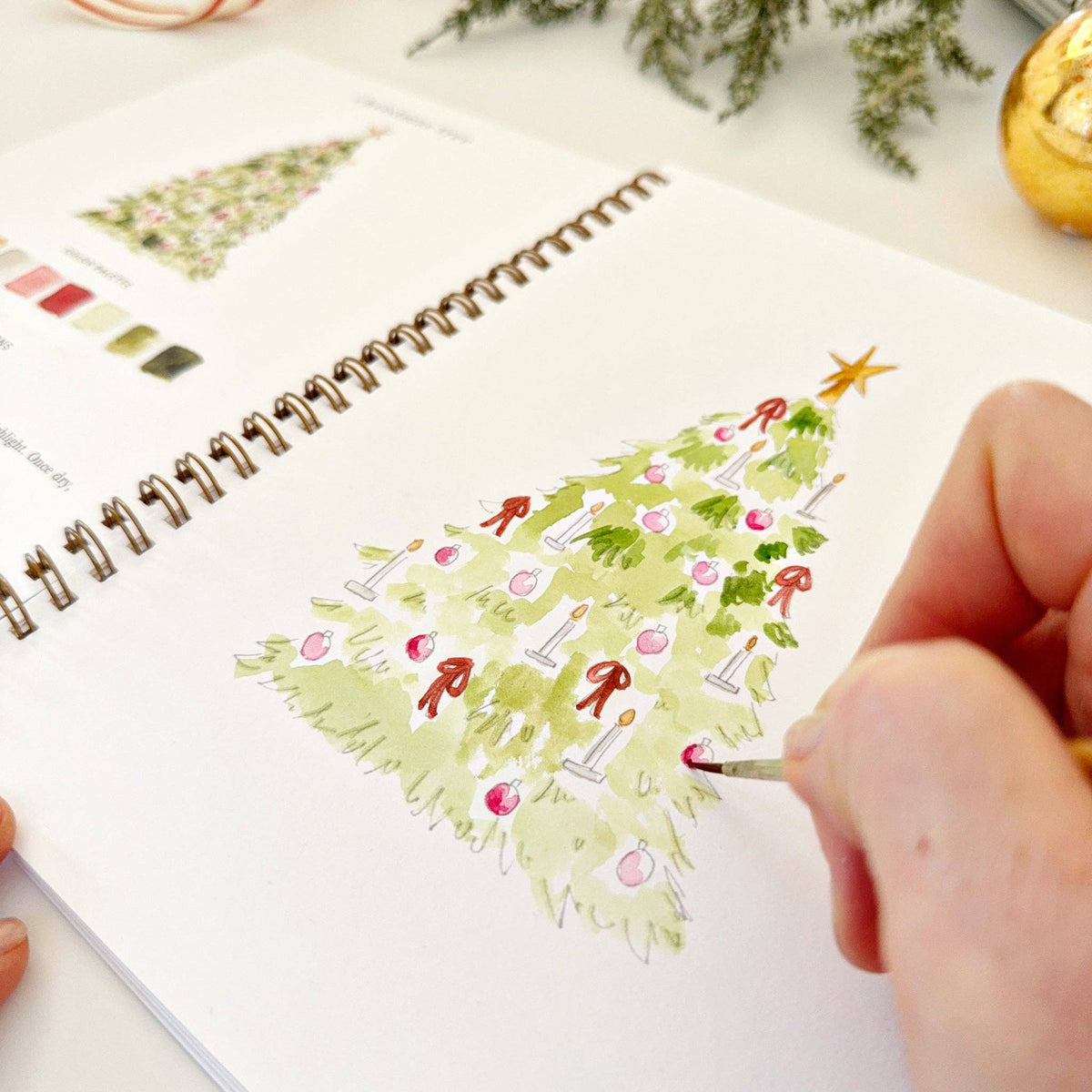 Nutcracker watercolor workbook