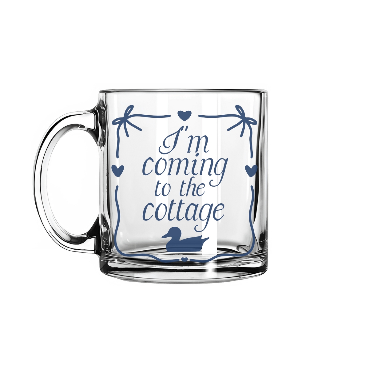 Coming To The Cottage Glass Mug | Heated Rivalry Inspired 