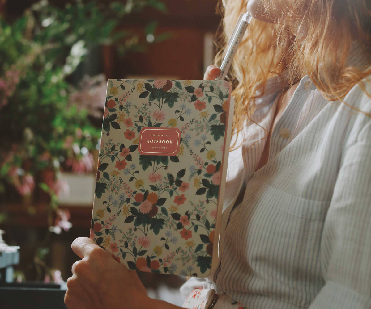 Assorted Set of 3 Dahlia Notebooks