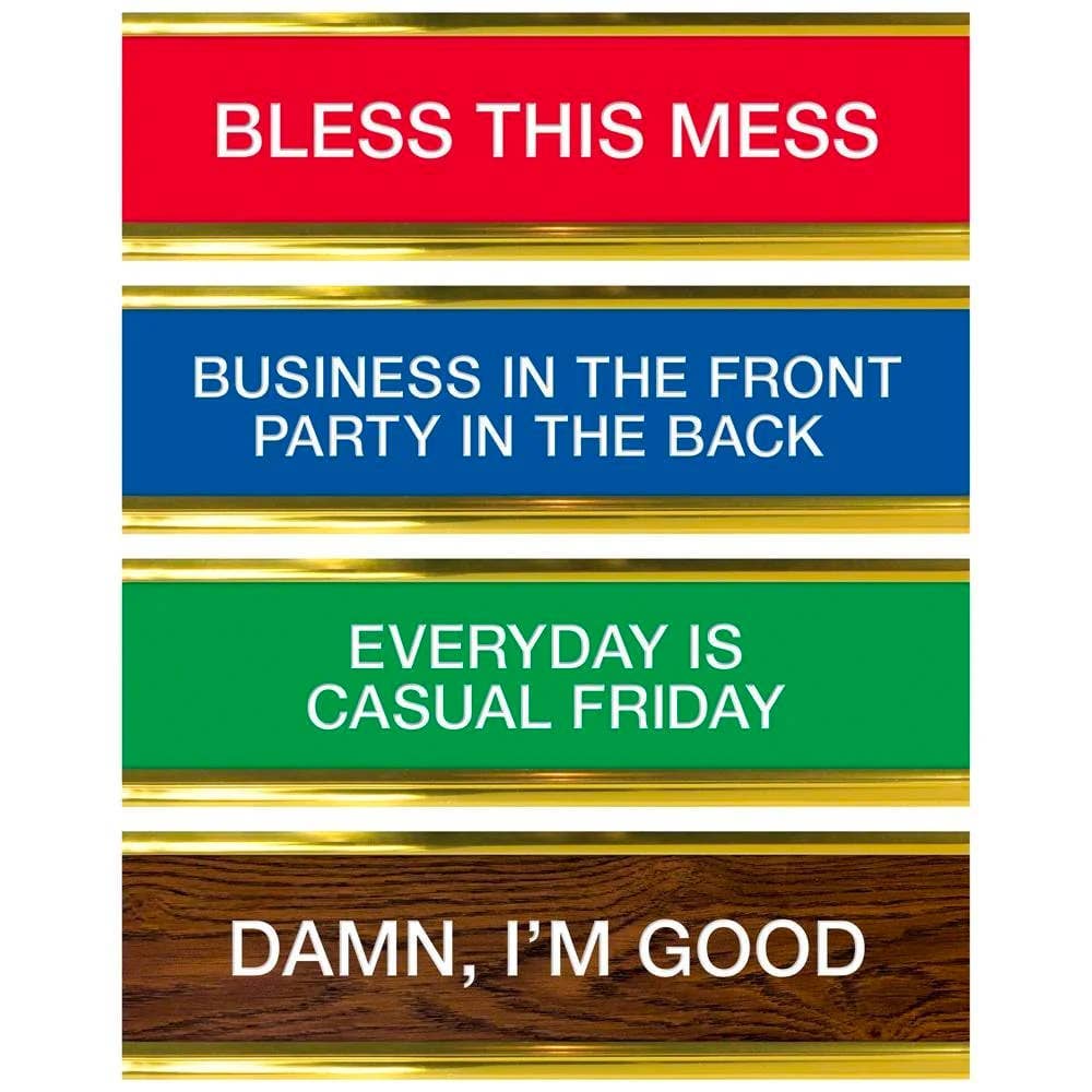 Daily Desk Plate