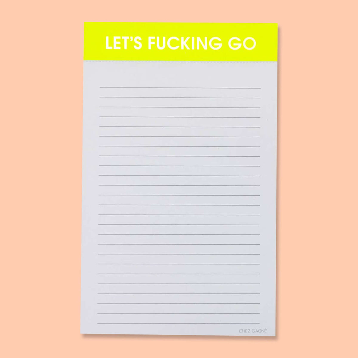 Let's Fucking Go Notepad