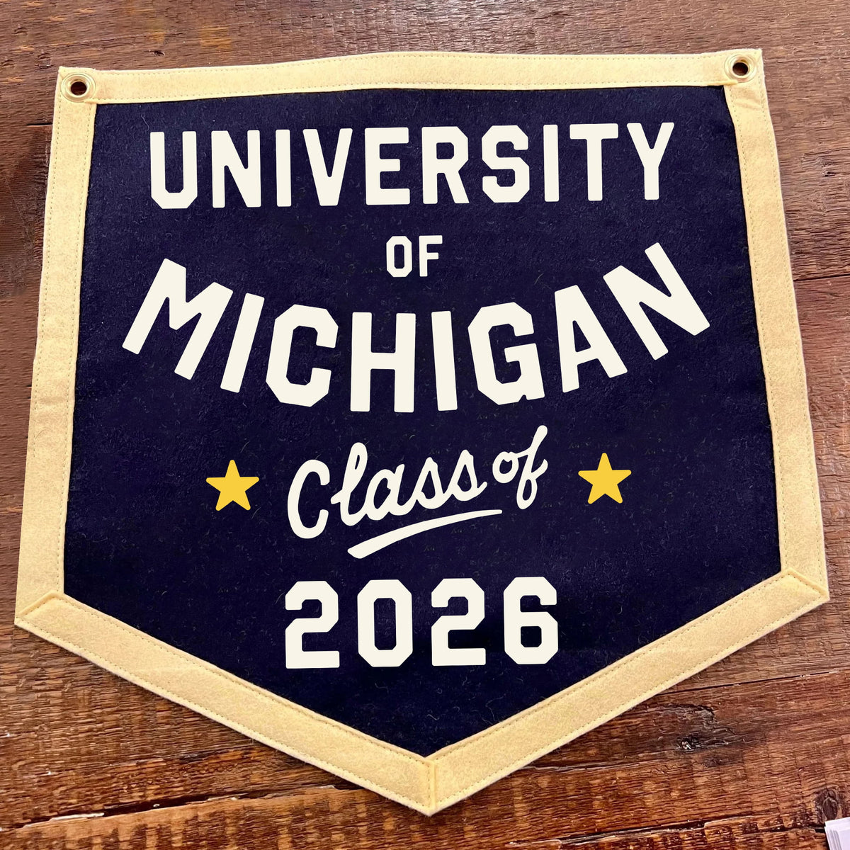 U of M 2026 Navy Banner