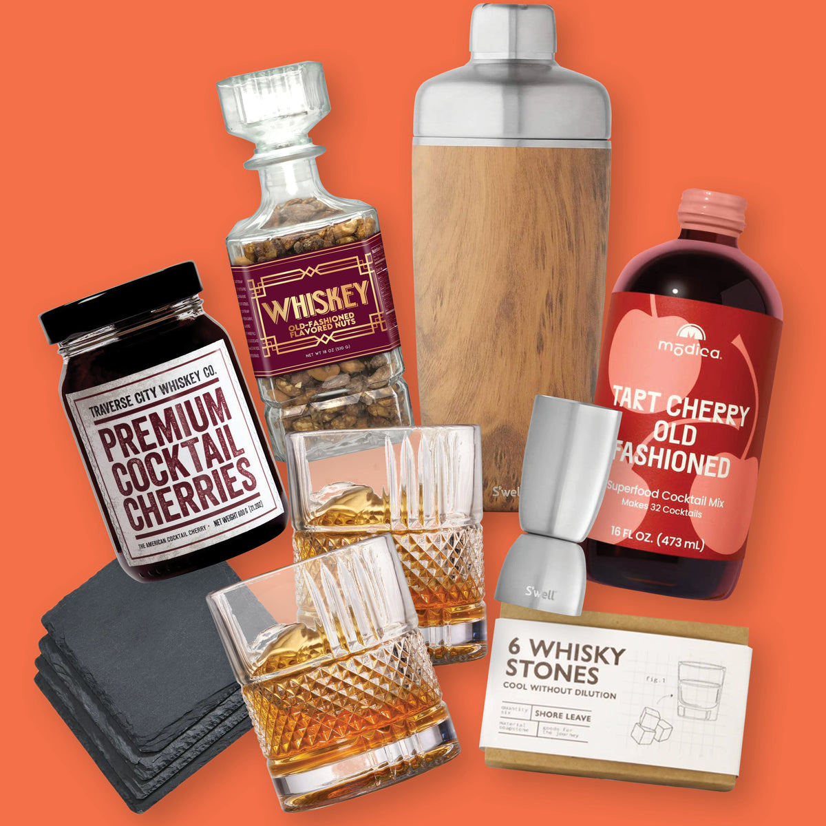 An Old Fashioned Thank You Cocktail Celebration Gift Box