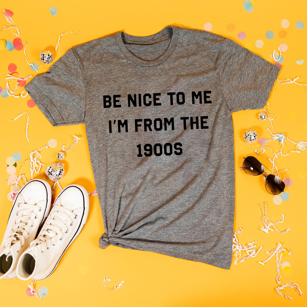 I'm From the 1900s Heather Grey T-Shirt Online