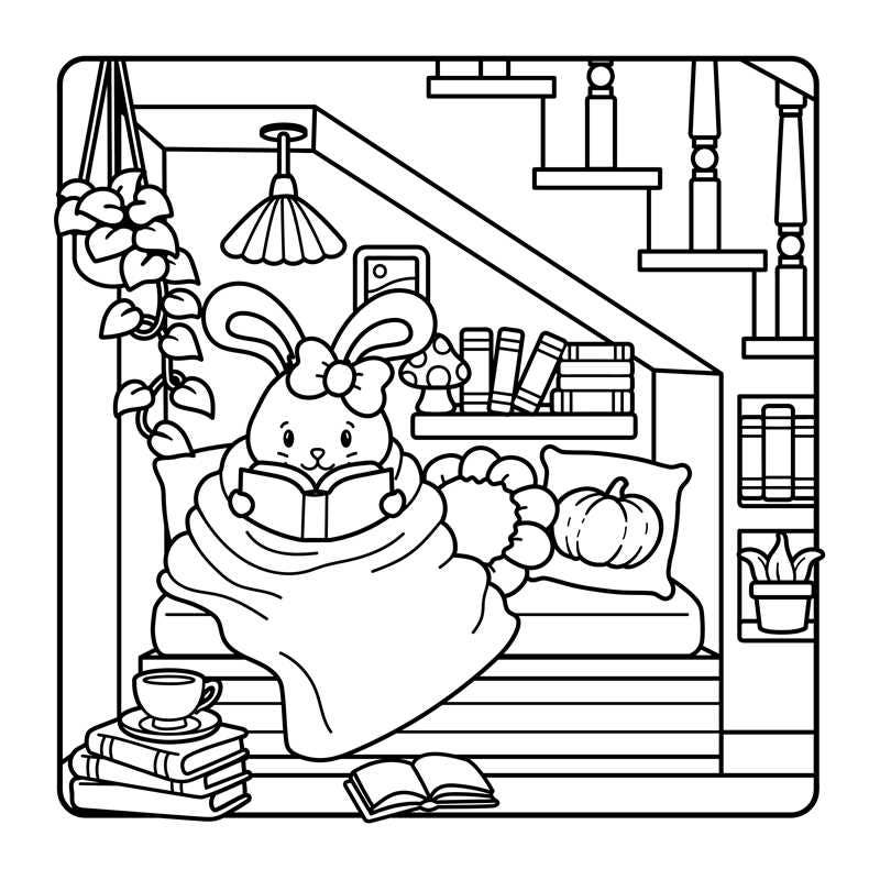 Comfy Fall Coloring Book