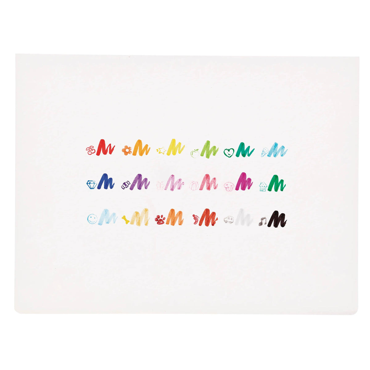 Stampables: Double-Ended Brush & Stamp Markers (Set of 18)