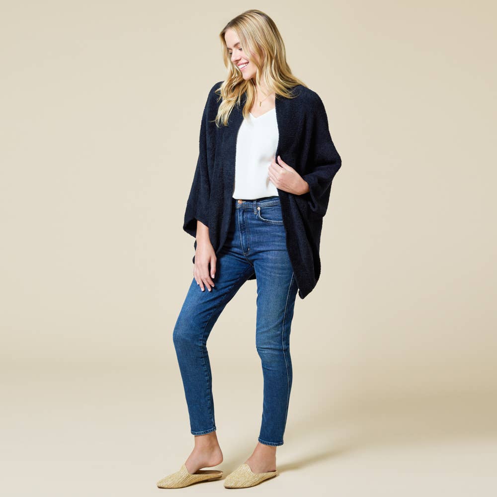 Soft & Cozy One Size Coco Marshmallow Shrug