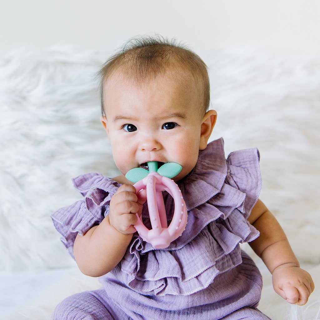 Bitzy Biter™ Teething Ball Baby Teether - Lemon