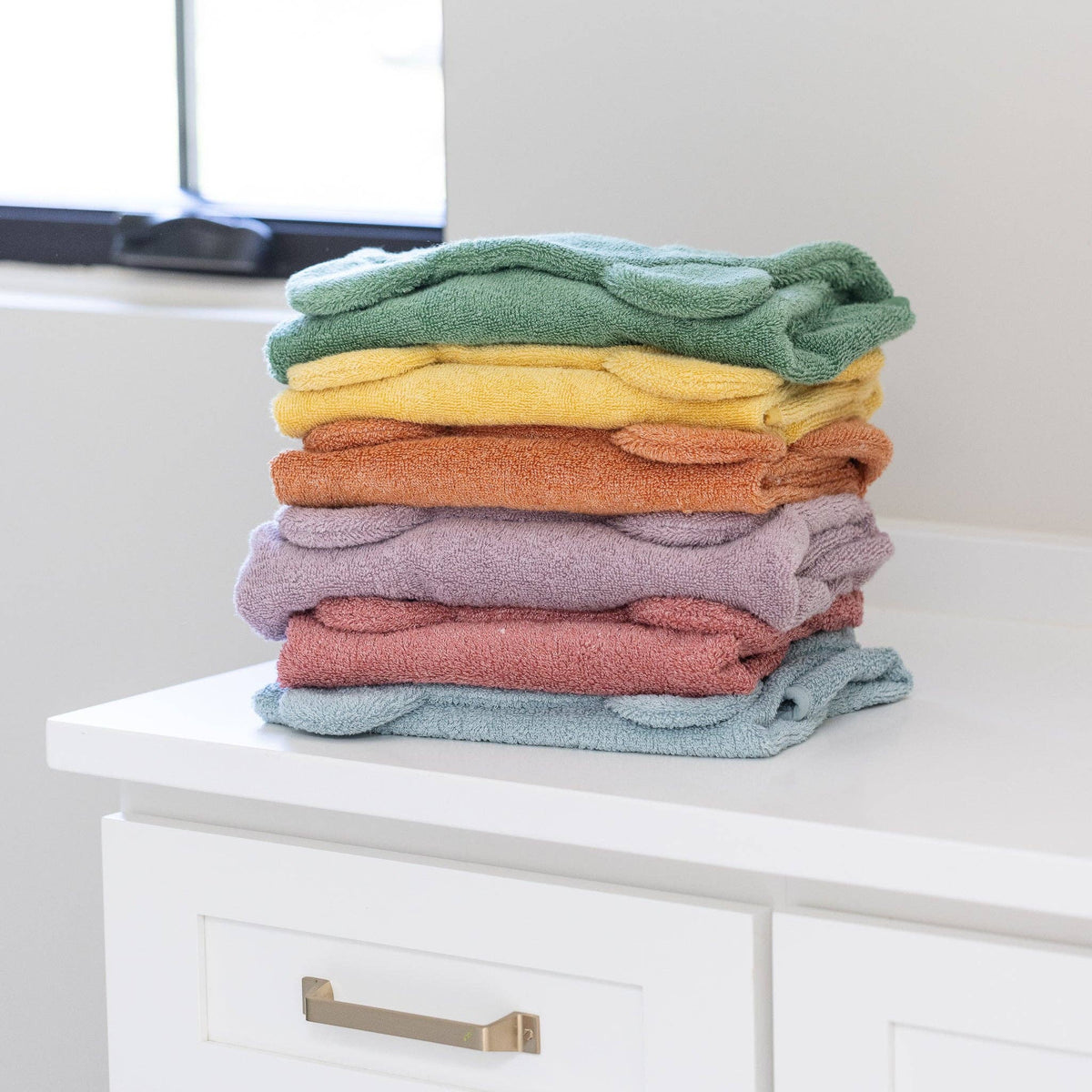 Hooded Towel + Wash Mitt Set Sea Foam - Green