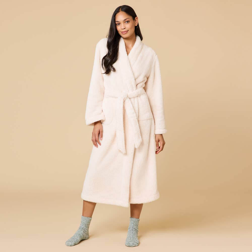 DreamPlush Almond Wrap Robe