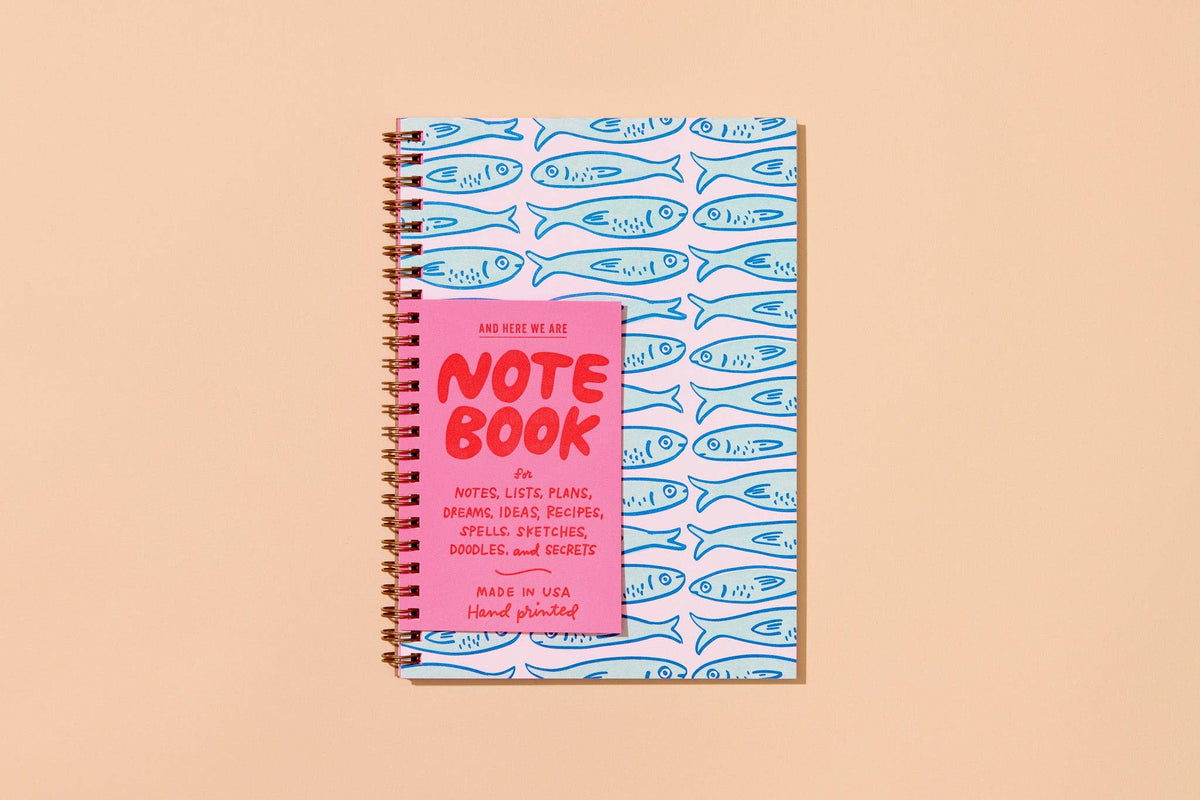 Sardine A5 Spiral Notebook